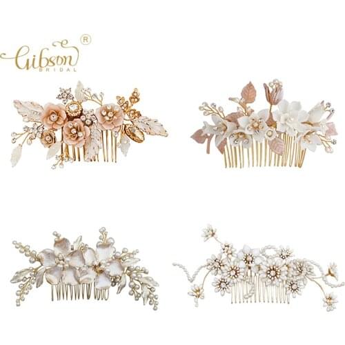 Handmade Jewelry Crystal Rhinestone Bridal Hair Comb Hair Pin Wedding Bridal Hair Accessories