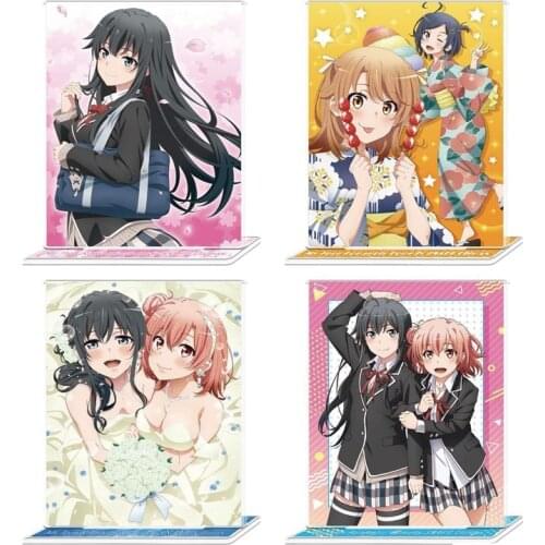 Anime My Youth Romantic Comedy Is Wrong, As I Expected Yukinoshita Yukino Acrylic Stand Figure Display Model Plate Table Decor