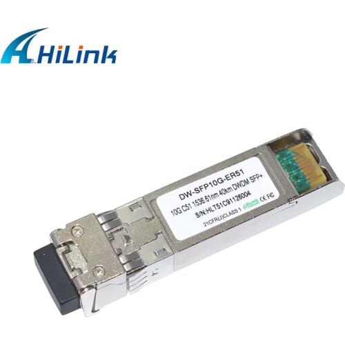 SFP+ Ethernet Module DWDM 40KM ER C51-C55 SFP+ 10G DWDM 40KM Optical Transceiver Optical Module