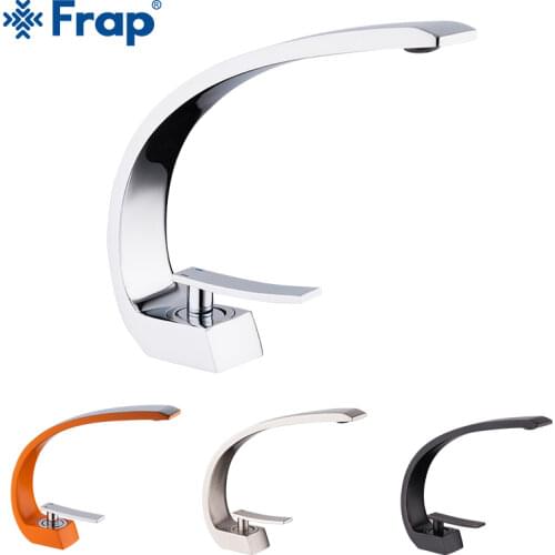 FRAP Basin Faucets modern 4 color bathroom basin faucet taps sink faucet water mixer taps tapware basin mixer faucets torneira