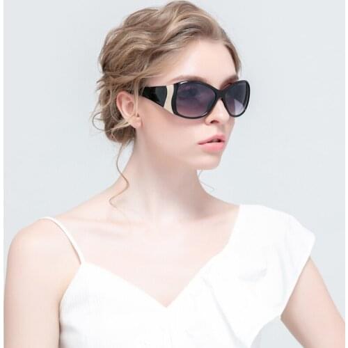 Top Oversized Black Sunglasses Fashion Women Large Size Big Retro Mirror Sun Glasses for women Lady Female Brand Designer