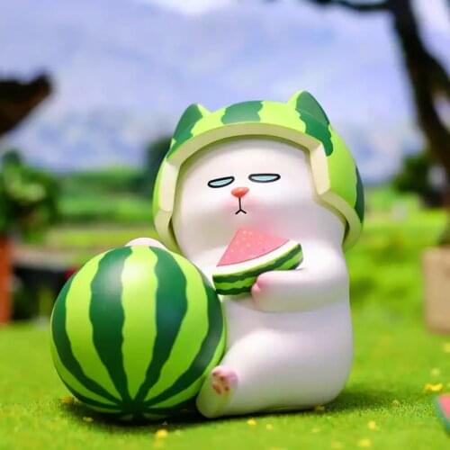 VIVICat Helmet Series Action Figure Doll Toys Kawaii Cat Kitty Wear a Helmet Blind Box Room Decoration Gifts for Girls Kids