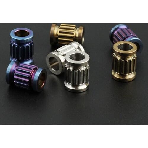 Vase Shape Titanium Alloy Knife Beads Paracord Umbrella Rope Cord DIY EDC Outdoor Pendant