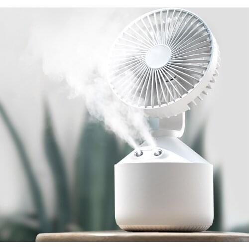 Top Quality Large Capacity 5 Speeds Wind Tabletop Water Spray Fan