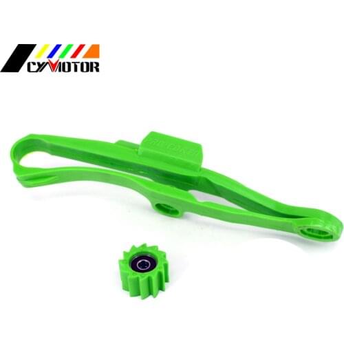 Green Chain Guide Guad And Sprocket For KAWASAKI KXF250 KXF450 KXF 250 450 2009 2010 2011 2012 2013 2014 2015 2016 09-16