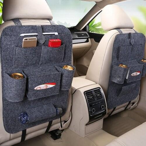 1PC Car Storage Bag Universal Box Back Seat Bag Organizer Pouch Backseat Holder Pockets Car-styling Protector Auto Accessories