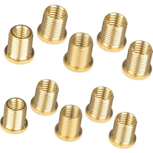 5x Gear Shift Knob Nuts Connector M10x1.5 + 5x Gear Shift Knob Nuts Connector M8x1.25