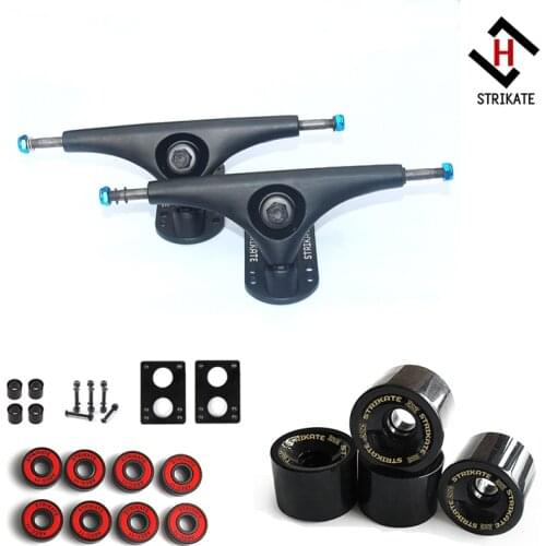 7inch Longboard truck SHR85A bushing Soft Q Skateboard Truck Black Bridge