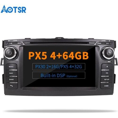 AOTSR Android 9.0 / 10.0 Radio For Toyota Auris 2006 - 2012 Car GPS Navigation 1 Din Bluetooth Player Dashboard Headunit