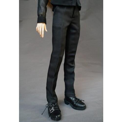 BJD doll pants suitable for 1-3 1-4 1-6 size MSD YOSD doll pants trousers classic black suit pants doll accessories