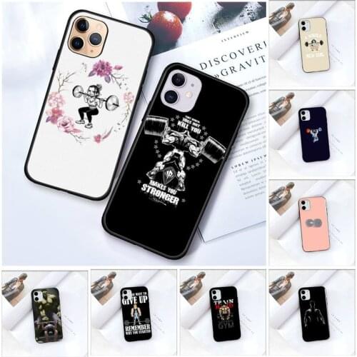 Zororong Bodybuilding Gym Fitness Phone Case For iPhone 12 Mini 11 Pro XS Max X XR 7 8 Plus
