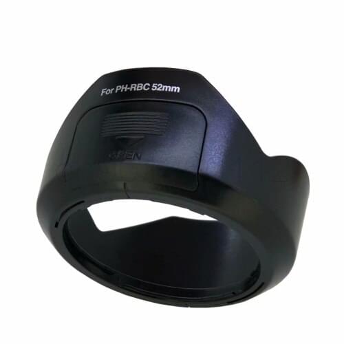Black red white color Camera Lens Hood Flower PH-RBC 52mm for Pentax SMC DA 18-55mm f/3.5-5.6 AL WR Waterproof Lens