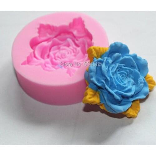Flower 3D silicone fondant cake molds soap chocolate mould for the kitchen baking Sugarcraft FM058