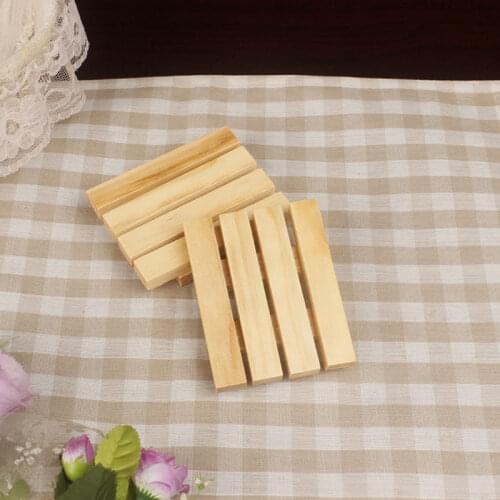 Wooden Home Bathroom Shower Soap Box Dish Plate Holder Drip Tray Case Container F20173708