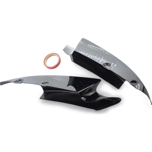 For BMW E90 E92 E93 M3 2008-2013 Front Bumper Splitters Lip Glossy Black Bumper Canard Lip Car Replacement