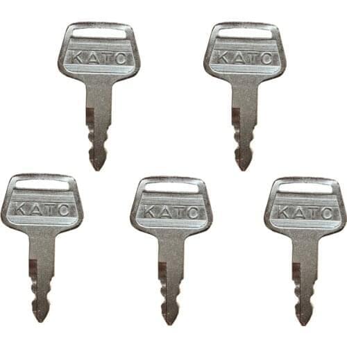 For Kato Excavator Key ( Set of 5) Excavator Grader Dozer Free Shipping