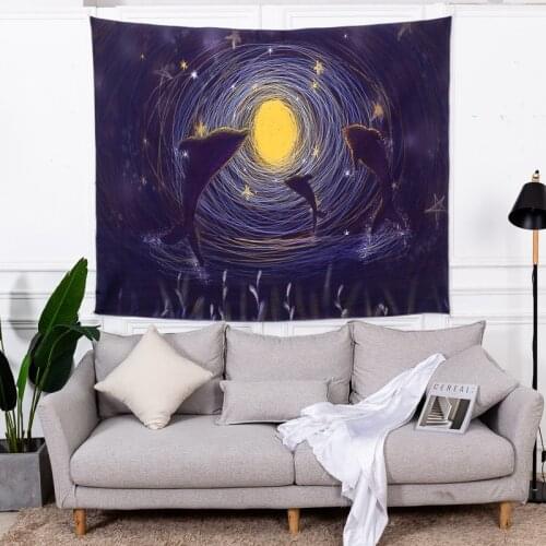 Space Tapestry Star Sky Print Wall Hanging Witchcraft Hippie Wall Tapestry Wall Carpet Boho Decoration Home Decor Tapisserie