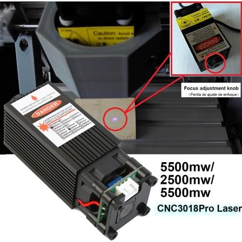 Honhill High-Power 12V Laser Head 500mw 2500mw 5500mw Professional For CNC3018PRO CNC 3D DIY Laser Engraving Machine