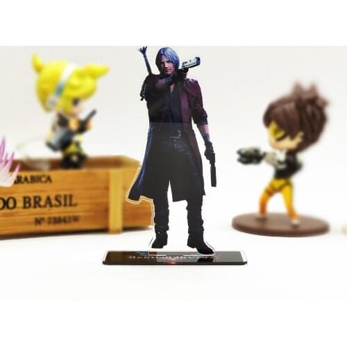 Love Thank You Devil Cry 5 Dante DMC acrylic stand figure model plate holder cake topper anime Game