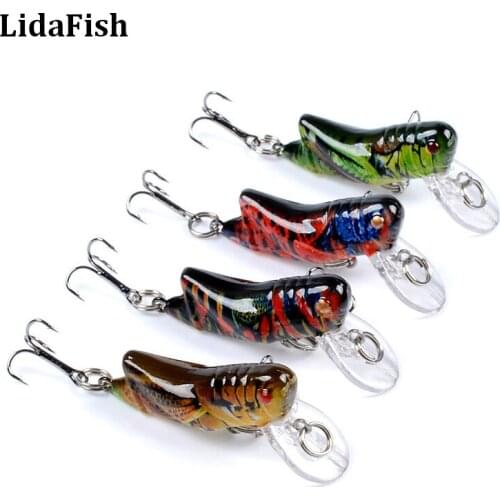 LIDAFISH Brand 3.4g Fishing Lures Minnow Wobbler Floating Bass Trolling Artificial Hard Bait Crankbait Carp Pesca Fishing Tackle
