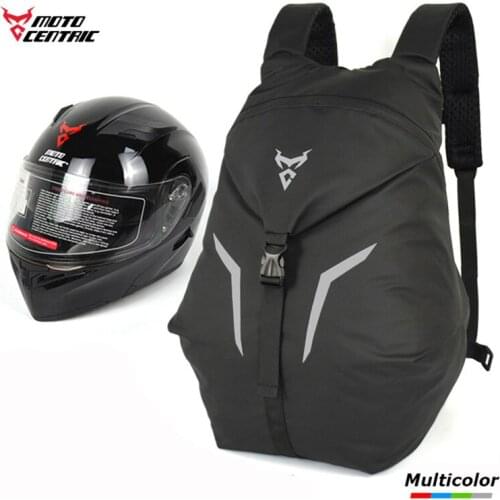 Motocross helmet backpack motorcycle bag shoulder bag off-road motorcycle bag package Waterproof reflective motor backpack