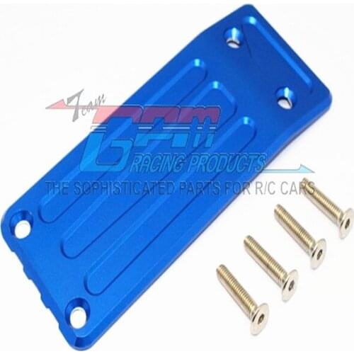 GPM FOR TRAXXAS X-MAXX 1/5 Aluminum alloy front bottom protective cover with stainless steel screw-piece