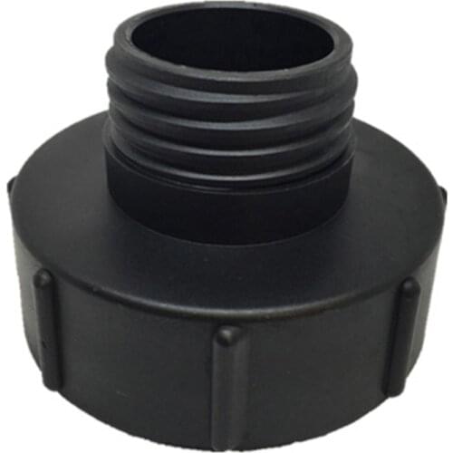 IBC Adapter S100x8 To S60x6 IBC Tank Connector Adapter Replacement Garden Watering Pipe Connector Black