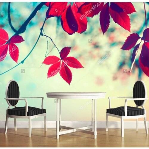 Custom natural scenery wallpaper,Autumn leaves,3D photo mural for the living room bedroom PVC wallpaper