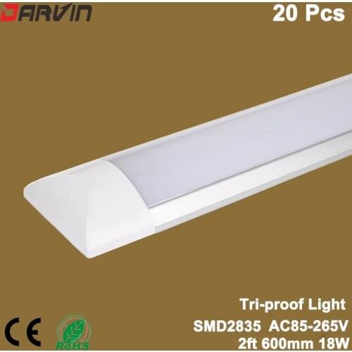 Led Linear light Clean Purification Tube Light 2ft/18W 600mm 60cm Led Tube Lamp Flat Batten Light Linear Lamp