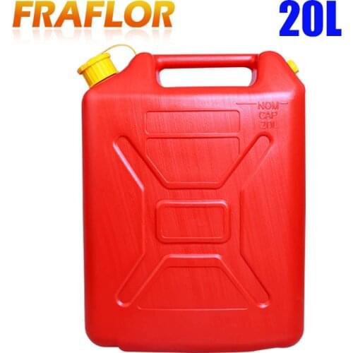 Fuel Tank 20L Liters Spare Plastic Cans Diesel Gasoline Container With Oil Pipe Tank For Jeep Wrangler Motor Car Accessoriess