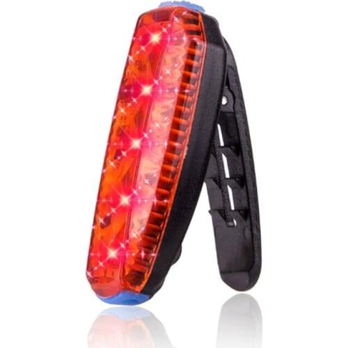 ZTTO Road Bike Bicycle Bicycle Tail Light Running Clip Bag USB Light Waterproof Outdoor Sports Li Battery Rechargeable WR03