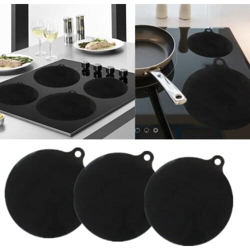 1pc Kitchen Induction Protector Mat Anti-Slip Mat Silicone Cooktop Scratch Protector Cover Heat Insulated Mat Promotion Supplies