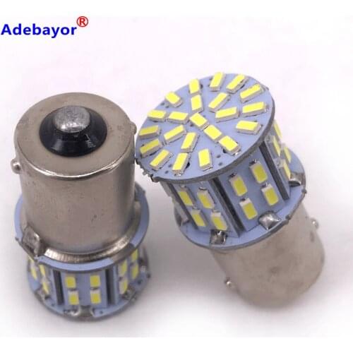 10pcs Super Bright BA15S 1156 3014 P21W 50SMD Led 1206 12V Car Brake Light Turn Signals Rear Parking Reverse Lamps adebayor