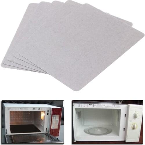 5Pcs Mica Plate Sheets Microwave Oven Replace Part 120x150mm Universal For Midea