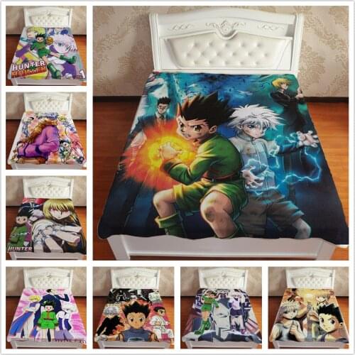 Anime Manga HUNTER X HUNTER Throw Blanket Blankets For Beds 005