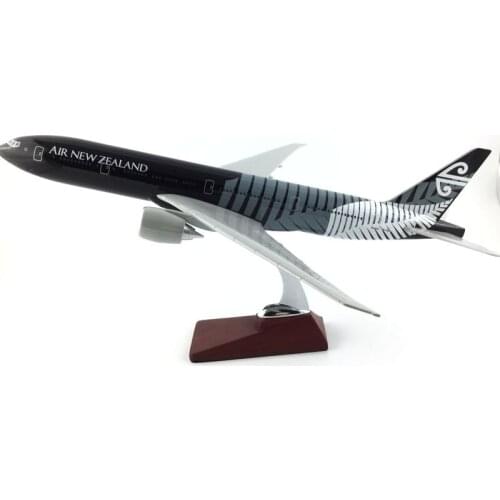FREE SHIPPING 45-47CM 777 AIR NEW ZEALAND BLACK METAL BASE AND RESIN MODEL PLANE AIRCRAFT MODEL TOY AIRPLANE BIRTHDAY GIFT
