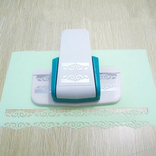 Large Fancy Border Embossing Punch Scrapbooking Machine Handmade Edge Device Diy Paper Punches For Cutter Bilateral Jade Hook