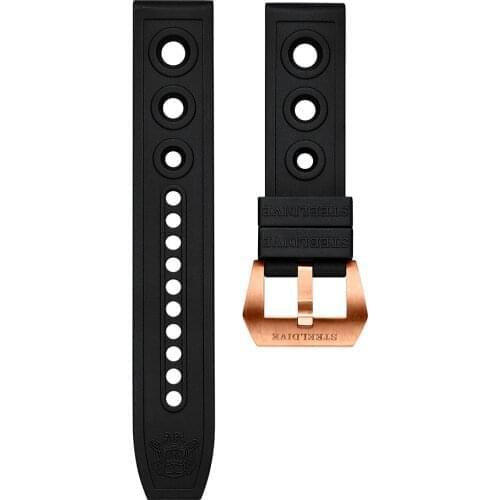 Steeldive Bronze Mechanical Watch Bronze Buckle 20MM 22MM with Rubber Strap