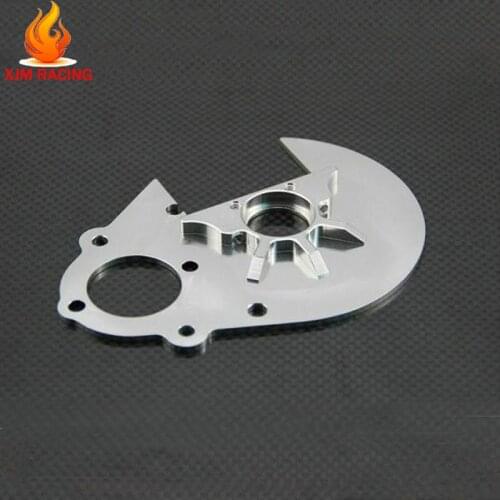 CNC Alloy One-piece Brake Gear Bearing Plate for 1/5 GTB Racing Hpi Rofun Rovan Km Mcd Baja 5b/5t/sc Truck Rc Car Toys Parts