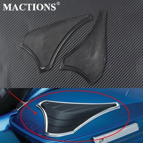 Motorcycle Black Saddlebag Scuff Protectors For Harley Touring Electra Glide Ultra Classic FLHTCU Road Street Glide 2014-2018