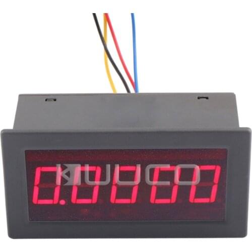 DROK 0.56" Digital Voltage Meter Volt Gauge DC +/-0-2V Red Led Tester High Accuracy Positive/Negative Display Voltage Monitor