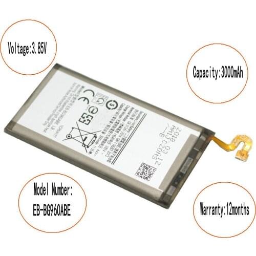 ISkyamS 10pcs/lot 3000mAh EB-BG960ABE Replacement Battery For Samsung GALAXY S9 G960F SM-G960 G9600 Good Quality Phone Battery