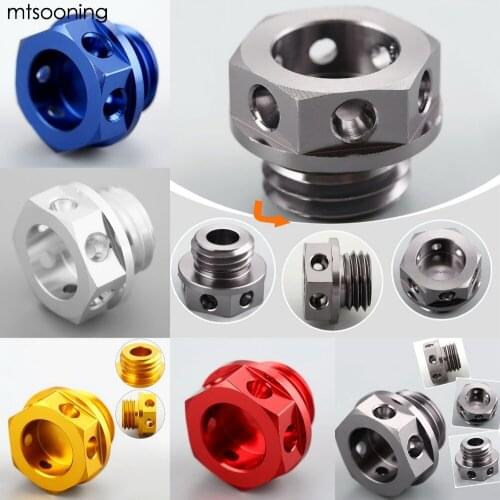 Mtsooning New Motorcycle Engine Oil Plug Filter Cover Cap CNC Aluminum Multicolor for Honda CBR600RR CRF150 TRX 450R