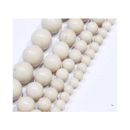 Natural Stone white Beads Strand Round Loose 15" Strand 4 6 8 10 12MM Pick Size For Jewelry Making bracelet fdg4f