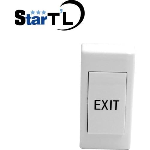 Small Access Control Push Button Wall Mount Exit Button Push Door Release Exit Button Switch For Electric Access Control System