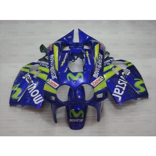 Motorcycle Fairing for CBR250 RR 89 for Honda Cbr250rr Fairing Kits 1988 CBR 250 RR Full Body Kits 1988 - 1989 MC19 Movistar