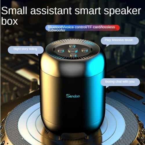 Portable Speaker Wireless Bluetooth-compatible Column Waterproof Outdoor AUX TF FM Radio Subwoofer Loudspeaker