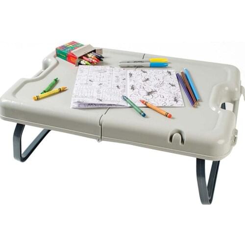 Laptop Desk Portable Large Storage Storage Case Notebook Desk Folding Breakfast Table For Eating Studying Snacking Tray