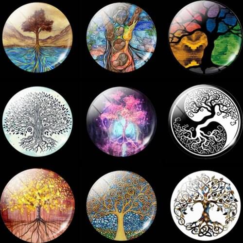 Glow In The Dark Tree of Life Fridge Magnet Decor Mother of Life Refrigerator Magnets Magnetic Stickers for Home Decoration