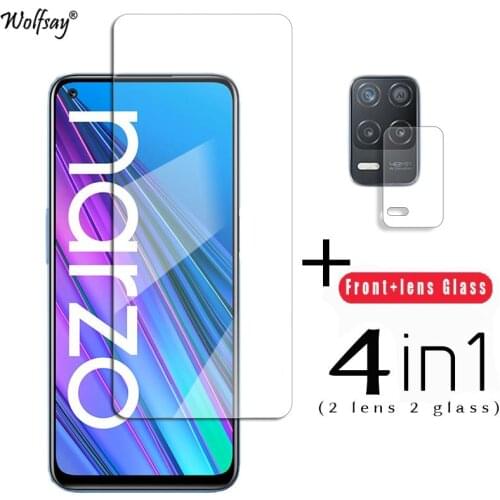 9H Screen Protector For Realme Narzo 30 5G Glass For Realme Narzo 30 30 Pro 30A Tempered Glass Full Glue Lens Film For Narzo 30